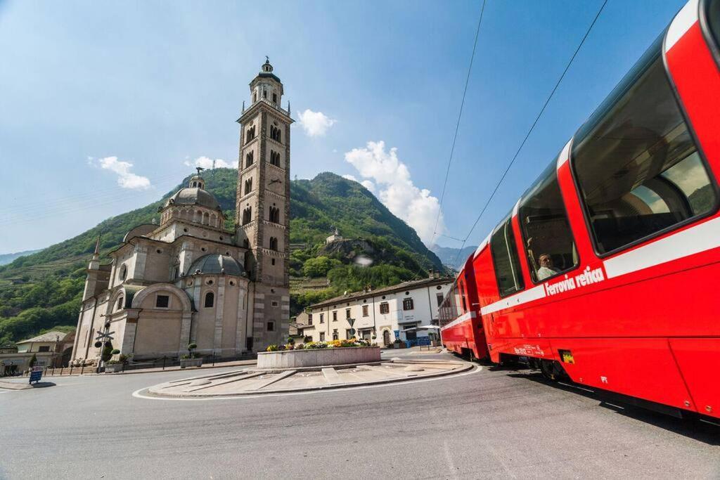 Апартаменты La Fossola - Vicino Al Bernina Express Тирано Экстерьер фото